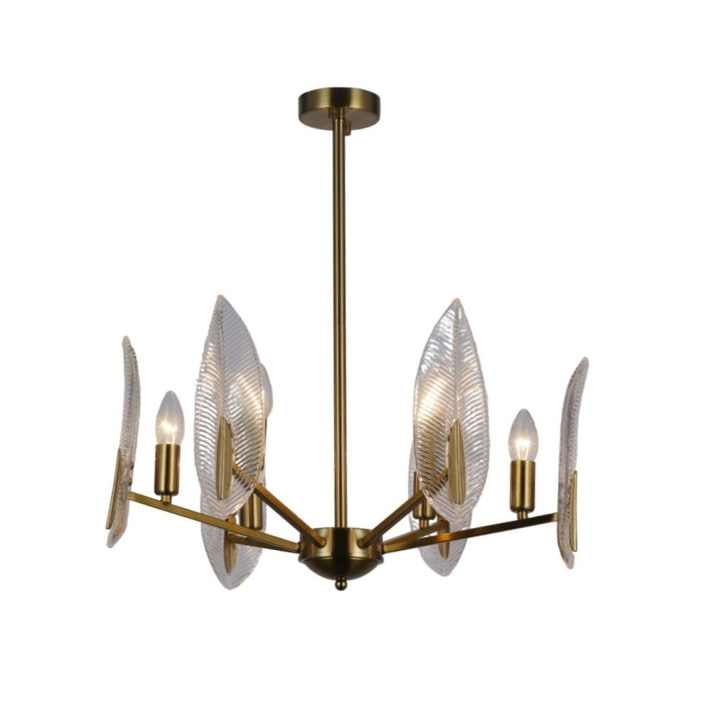 Люстра 60*60*60 см, 6*E14 Gerhort G11068/6COP+CL, Медь