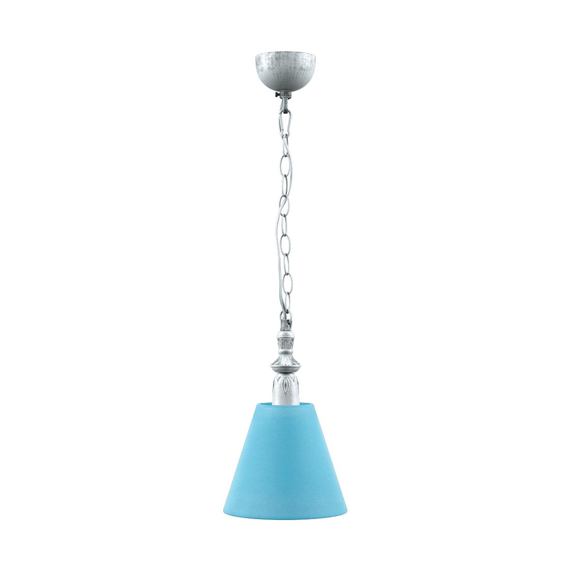 Подвесной светильник Maytoni Lamp4you Provence E-00-G-LMP-O-28, голубой, диаметр 15см