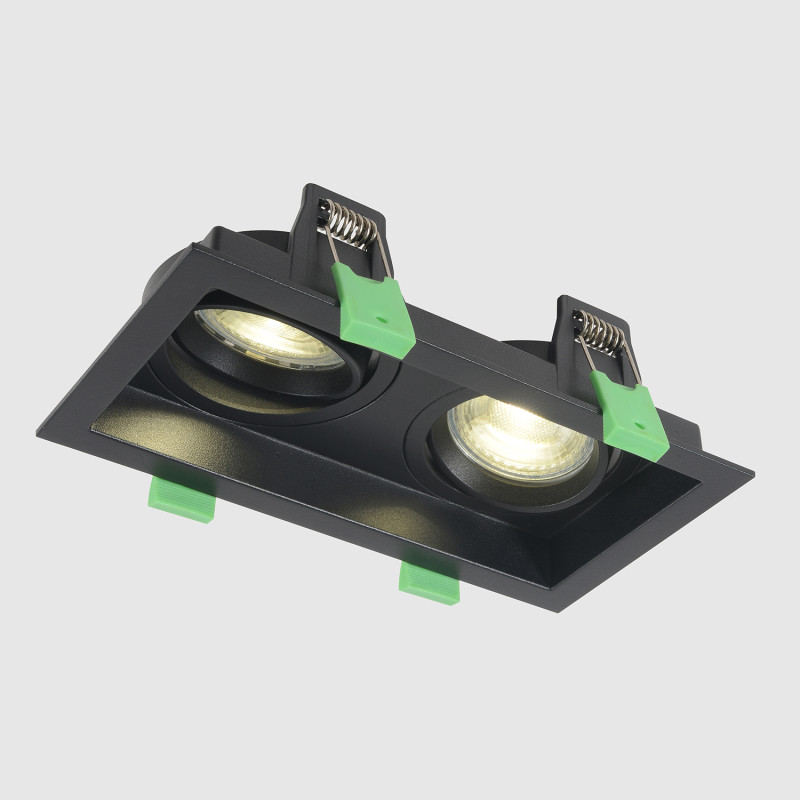 Встраиваемый светильник 18 см, Crystal Lux CLT 068C2 BL, черный