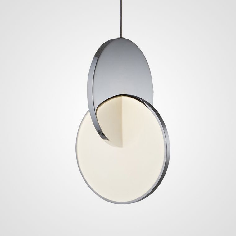 Подвесной светильник ECLIPSE PENDANT LIGHT L1 by broom 25*25*38 см, *LED*22W, ImperiumLoft GLATT01, Серебристый