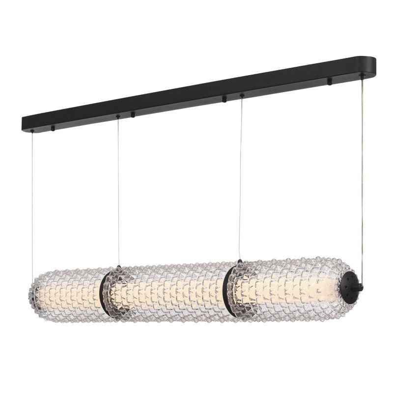 Подвесной светильник 104*15*150 см, 1*LED*37W, 4000K, ST-Luce Saguaro SL6144.413.01, черный