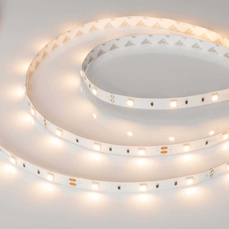 Лента RT-B30-10mm 12V Warm2700 (7.2 W/m, IP20, 5060, 5m) (Arlight, 7.2 Вт/м, IP20) 010594(2). Цена указана за 5 метров. Продается кратно 5 метрам.