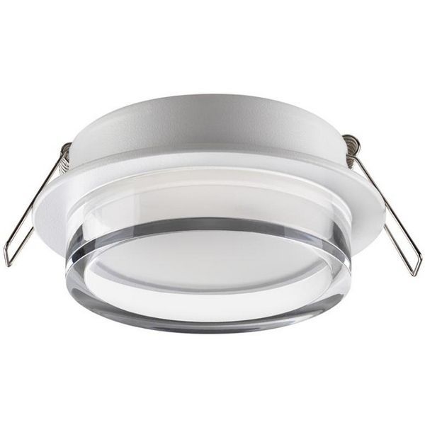 Светильник встраиваемый 10,5 см, GX53, Novotech Gem 371025, белый