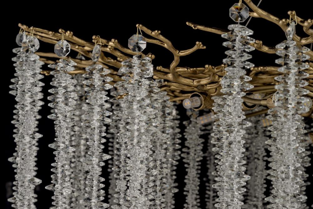 Люстра подвесная *100* см, 14*G9*40W, Dio D`arte Tavenna Antigue Tavenna H 1.5.100.100 A, Антик