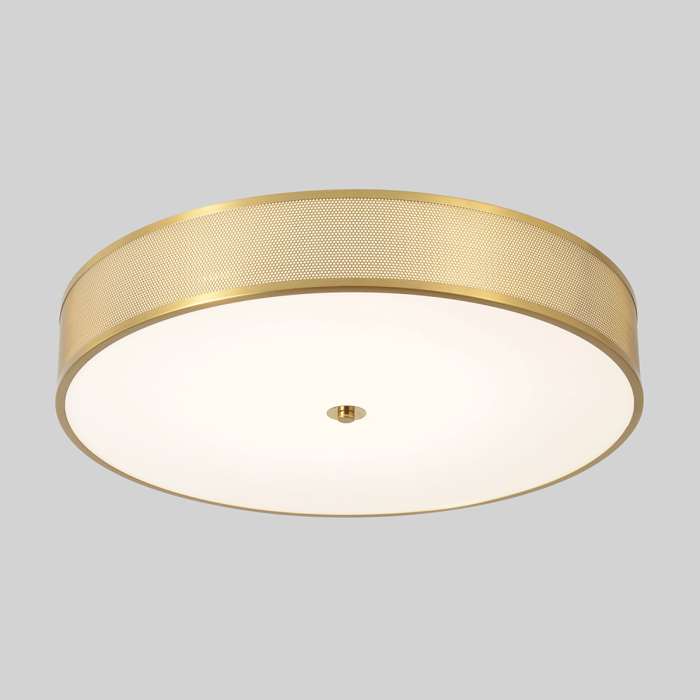 Светильник потолочный *60*10- см, *LED*40W, 3000-6000K, Crystal Lux Button BUTTON PL40W LED, Латунь