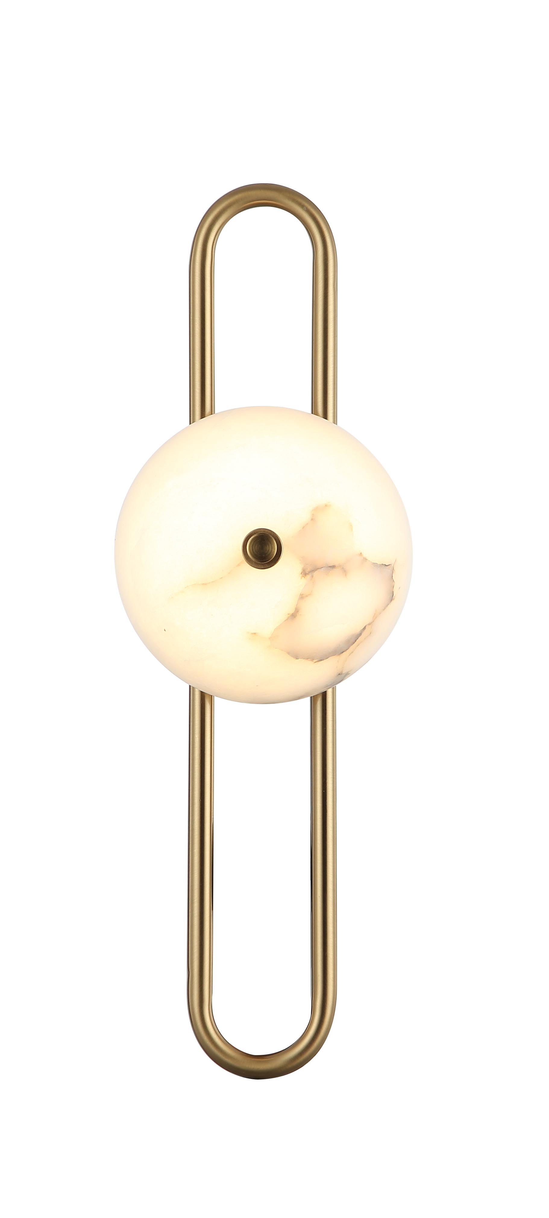 Бра 150*130*450, LED, 6W 4000K NewRgy LOFT 7043MB-BS BRASS METAL, BRASS METAL