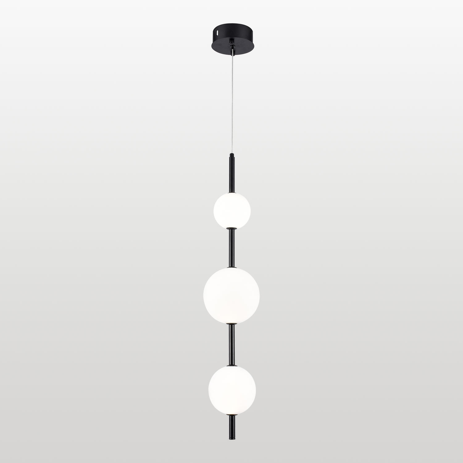 Подвесной светильник 15*80 см, 3*LED*5W 4000K Lussole Hart LSP-7285 черный