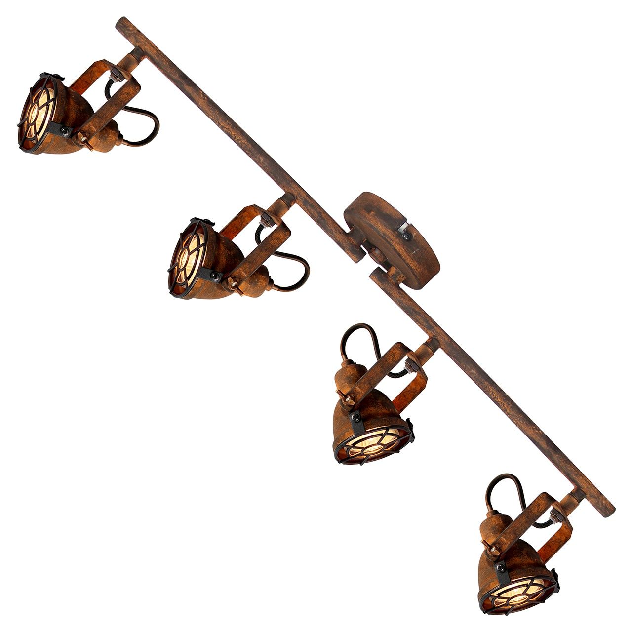 Спот Lussole Loft Sindy LSP-9803, GU10, цвет коричневый.