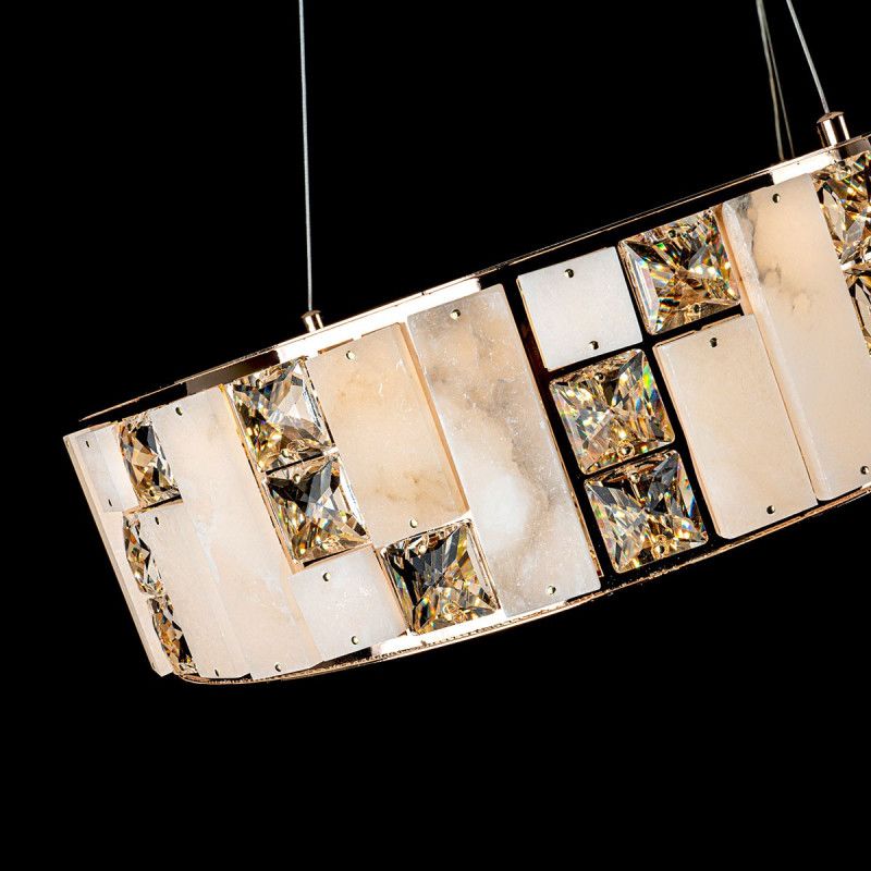 Подвесная люстра 99 см, 84W, 3000-6000K, MODELUX premium ML.6988.1000P GD, золото