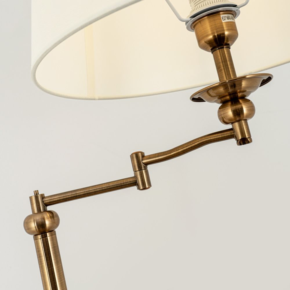 Торшер *25,5*154 см, Е27*60W, Modelux  MD.8024.01FL, Латунь