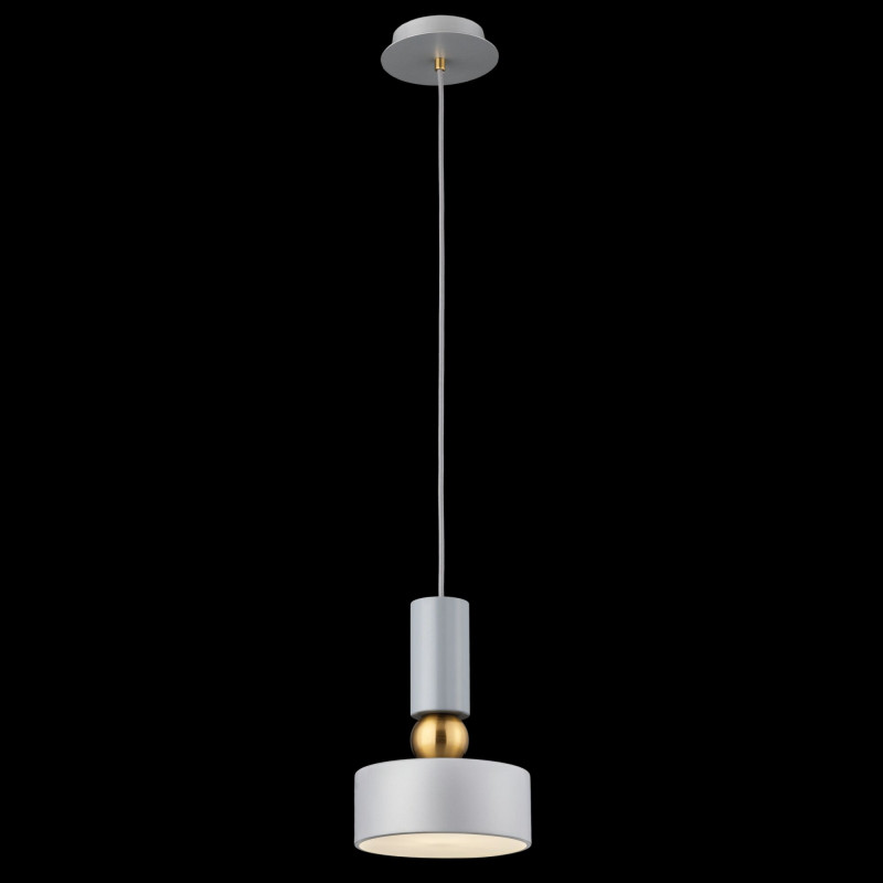 Подвесной светильник Maytoni Modern Void MOD030PL-01GR серый, диаметр 17.5 см