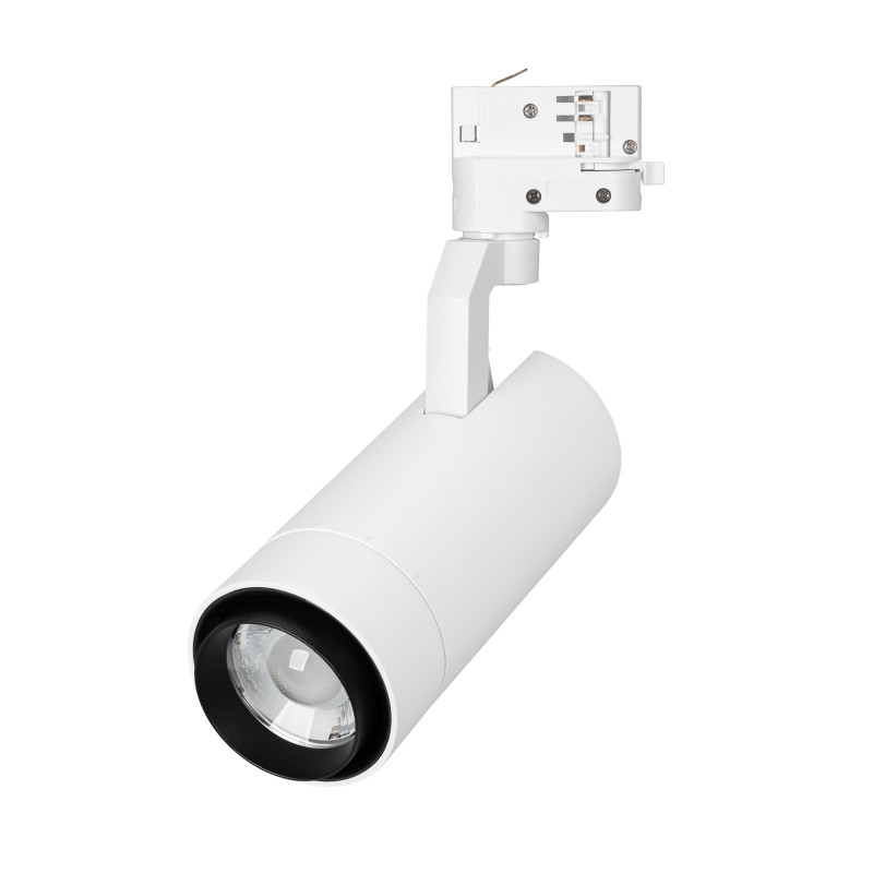 Светильник на шине Arlight 039157 8*8*28,5 см, 20W, белый (регулируемый)K,