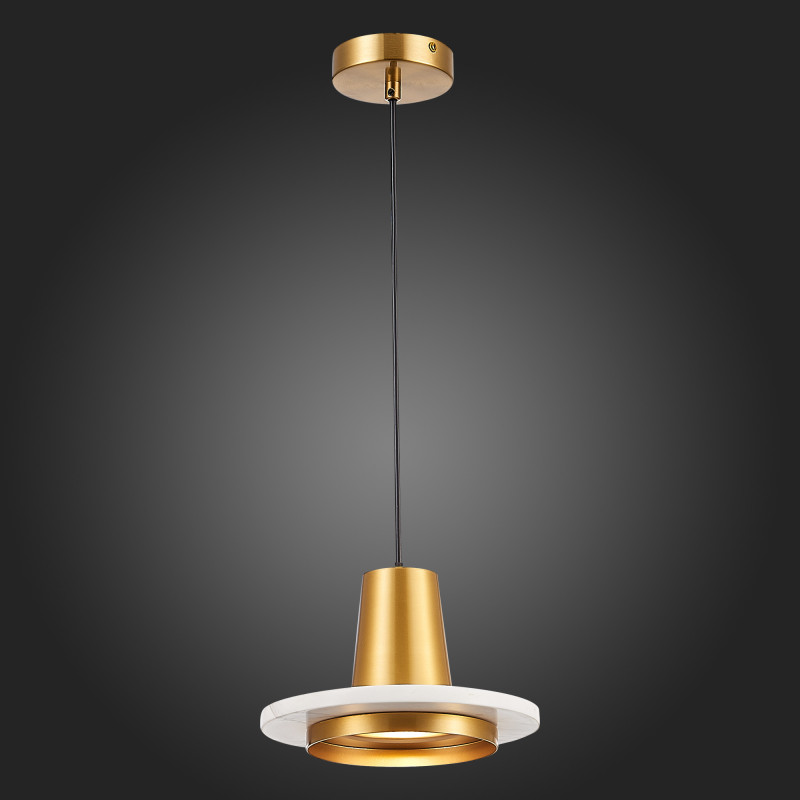 Подвес 20 см, 12W 3000K ST LUCE OLTARNO SL1212.203.01 Латунь