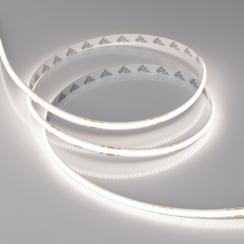 Лента COB-X320-8mm 24V White6000(8 W/m, IP20, CSP, 5m), Arlight 039020. Цена указана за 5 метров. Продается кратно 5 метрам.