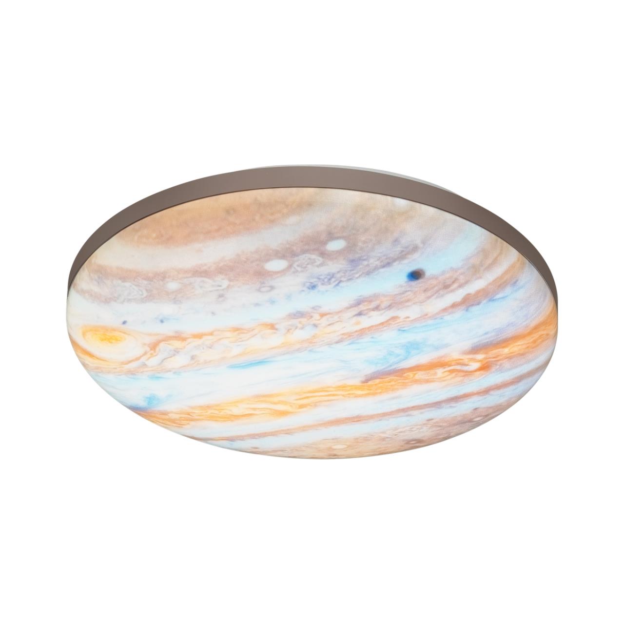 Cветильник 40 см, LED 1*48W, 3000-6000 К, Sonex Jupiter 7724/DL, мульти