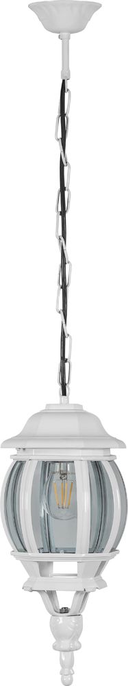 Светильник садово-парковый Feron 8105 40 см восьмигранный на цепочке, белый