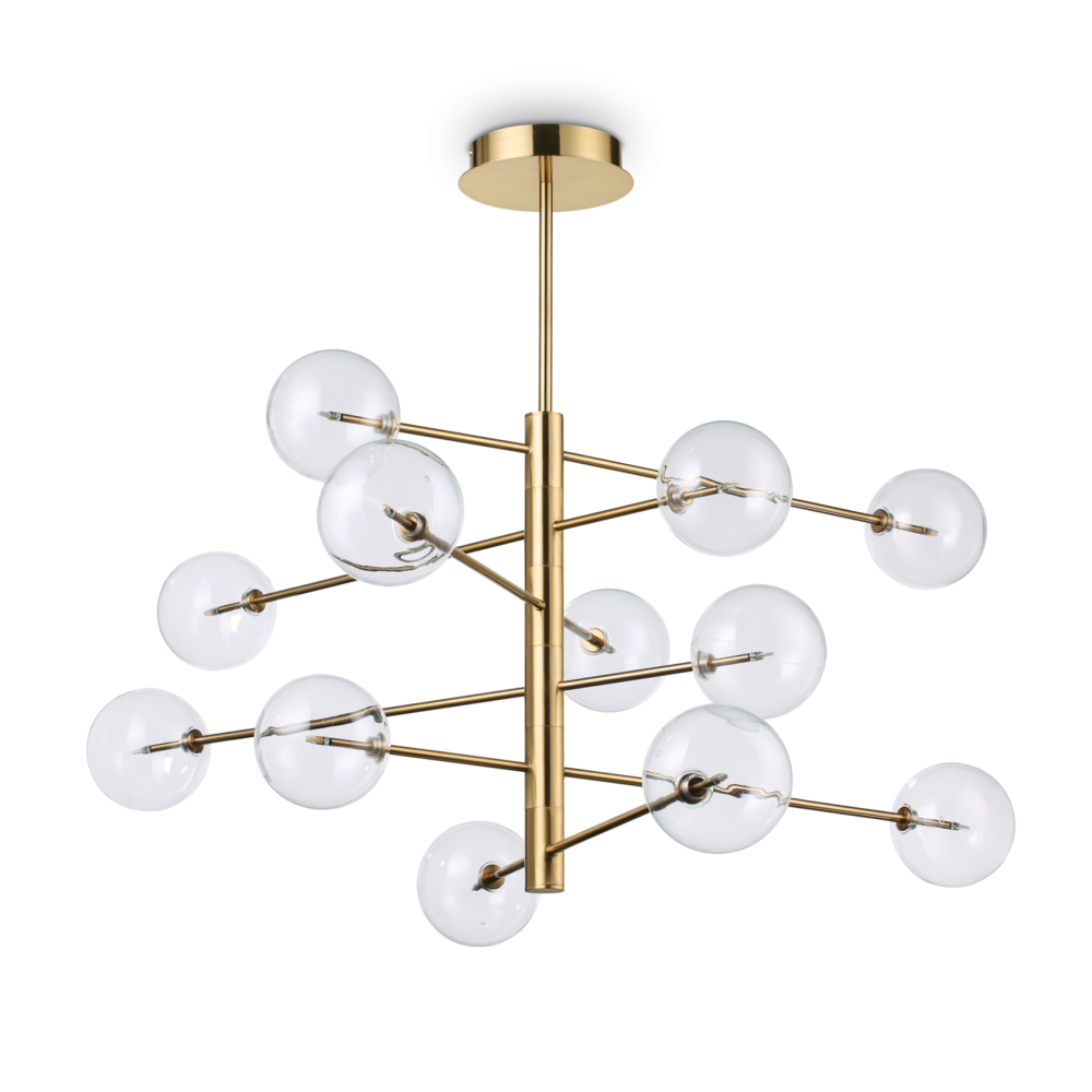 Люстра подвесная ideal lux Equinoxe SP12 G4 200125. 85/59/26 см