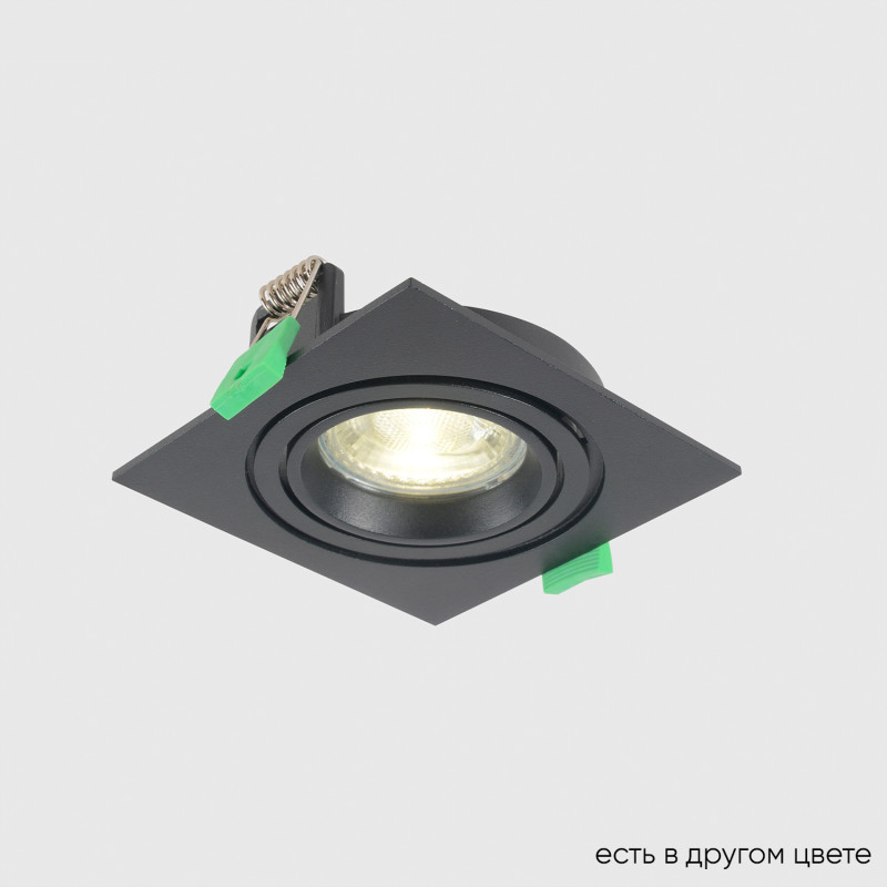 Встраиваемый светильник 9 см, Crystal Lux CLT 002C1 BL V2, черный