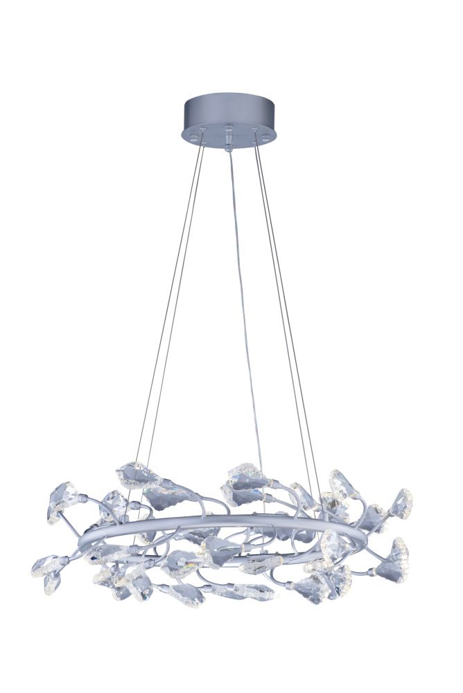 Люстра Ø600 x H130 (1200), мм, 40 x 1W (40W) 4000K, SILVER (Cеребро) NewRgy E30-ф600*H130(1200) SILVER