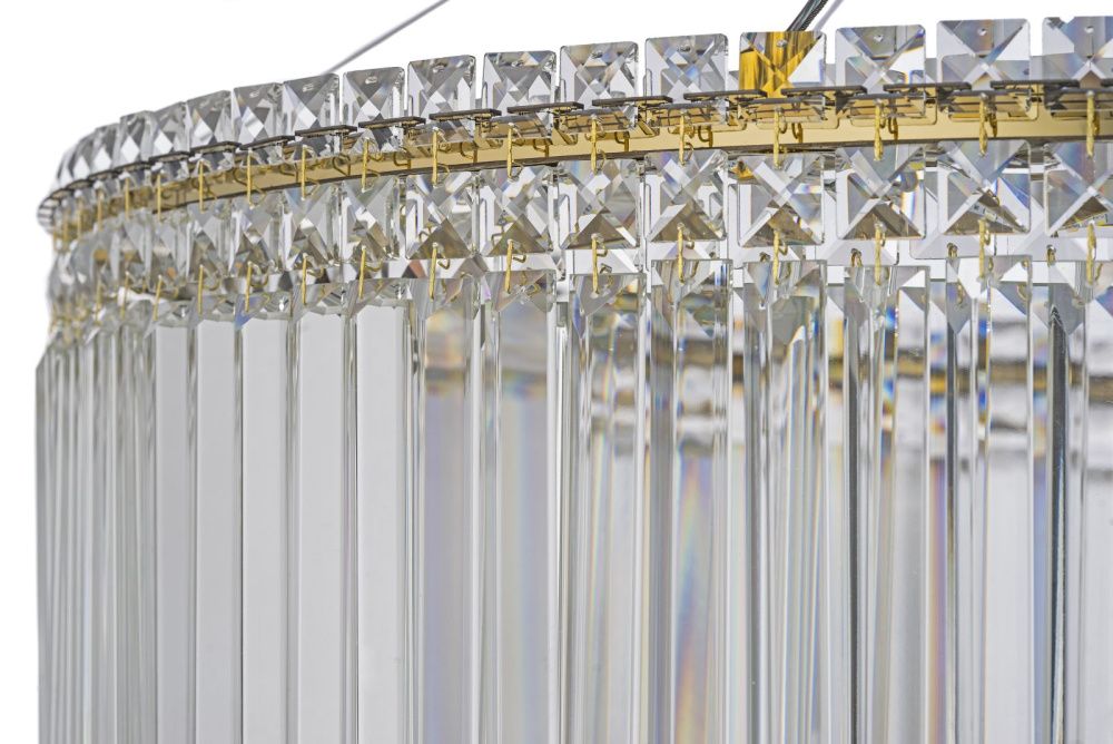 Люстра подвесная *80*30 см, Led лента*LED*88W, 3000/6000K, Arti Lampadari Ovindoli Gold Ovindoli L 1.5.80.101 G, Золото