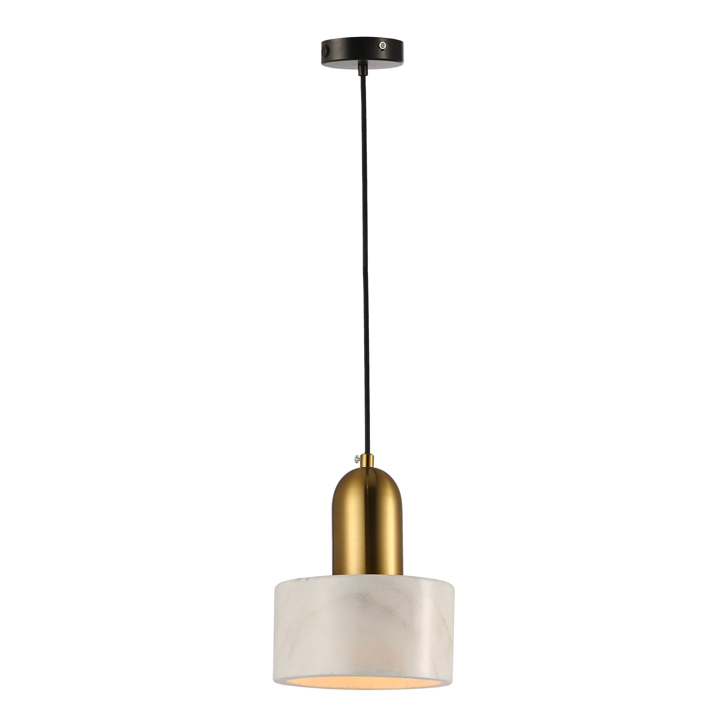 Подвесной светильник Lussole LSP-8697, 25*20 см, матовое золото