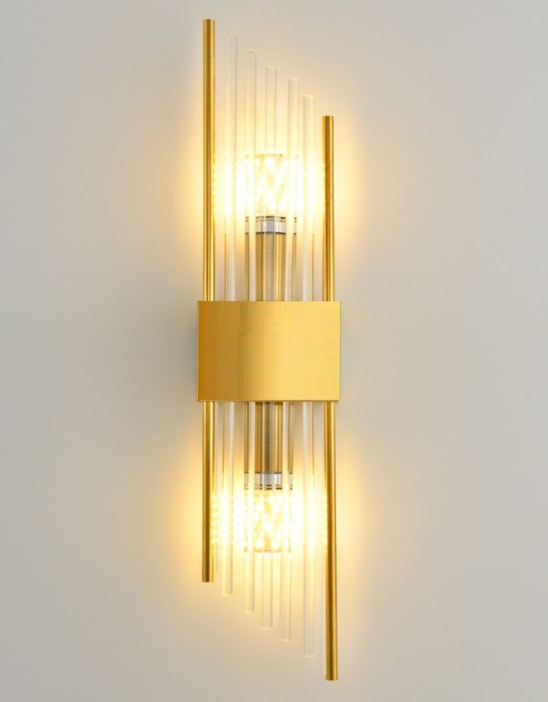 Светильник настенный ElegantLight DZN-4418 GOLD/ЗОЛОТО D110/H600/2/G9/20W NEAT 24-03 (1 из 2шт в кор)