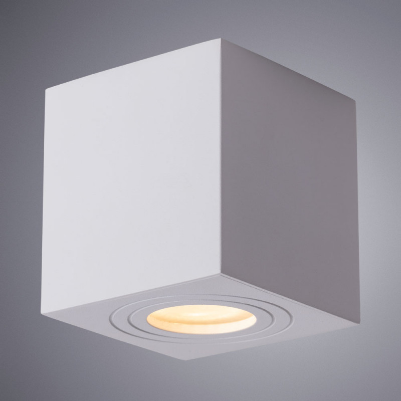 Светильник 9*9 см, GU10 35W, Arte Lamp Galopin A1461PL-1WH белый