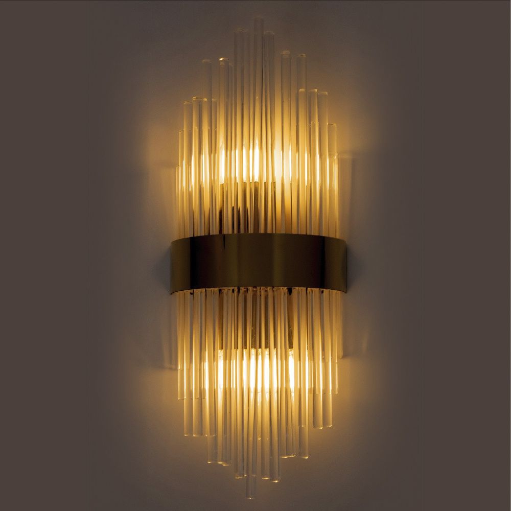 Бра 20*12*52 см, Е14 2x40W, Золото MODELUX ML.502.02 GD