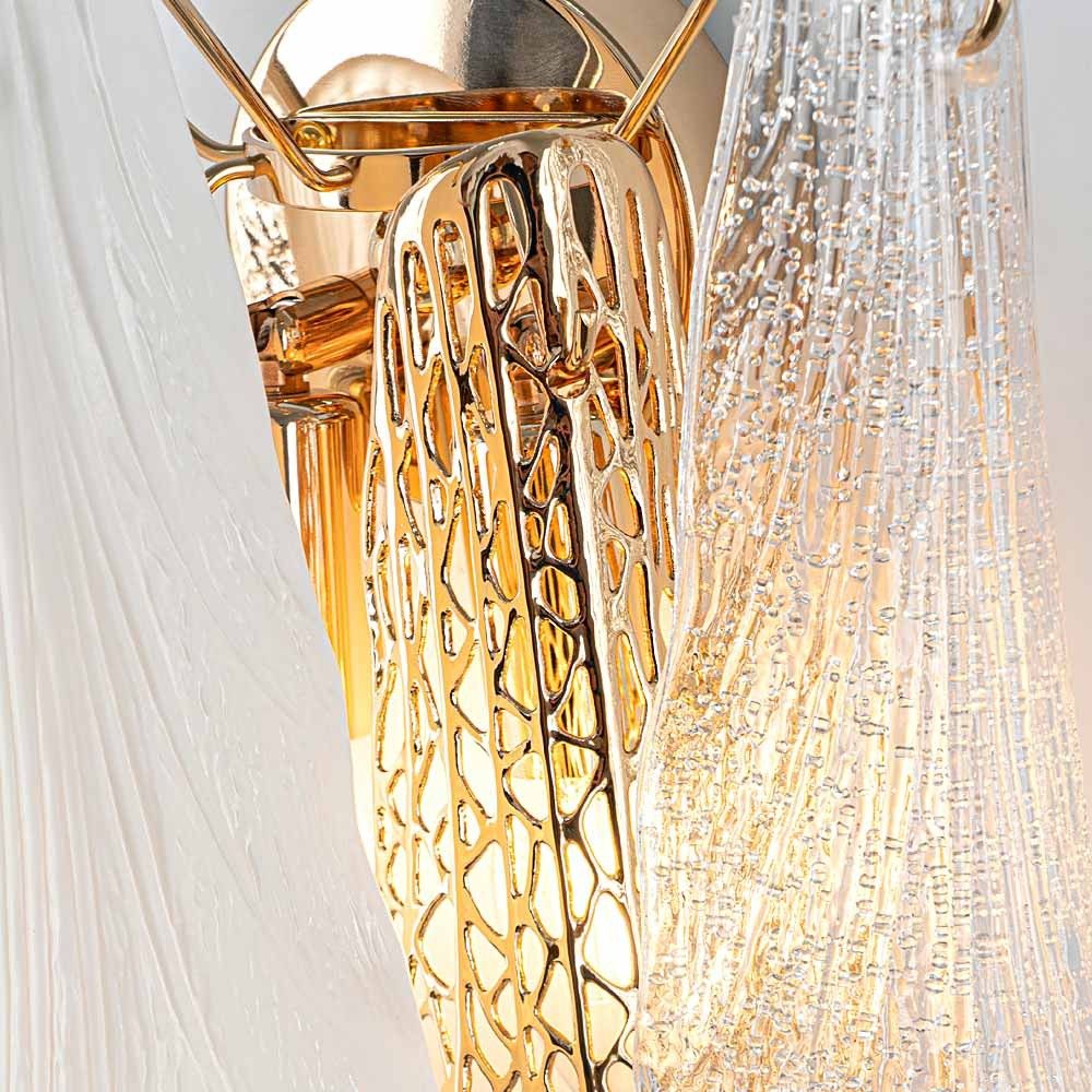 Настенный светильник 10*30*32 см, 2*Е14 MODELUX premium ML.6777.02P GD золото