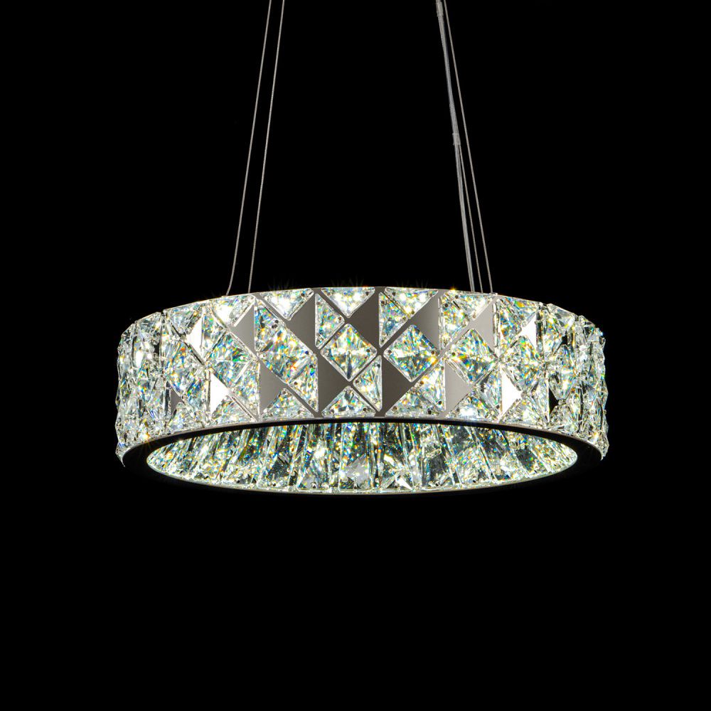 Люстра *40*10 см, LED*39W, 3000-6000K, Modelux  ML.335.400 CR, Хром