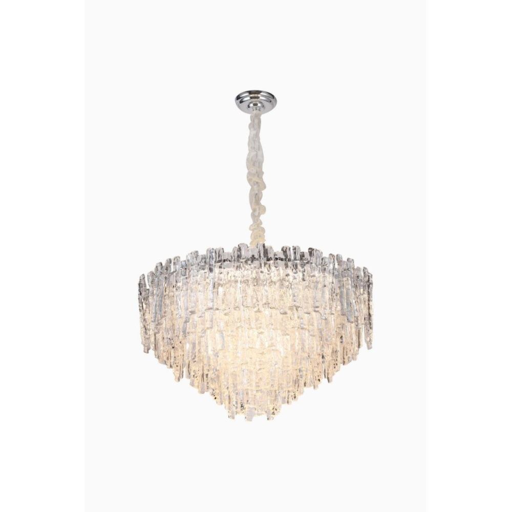 Люстра подвесная 80 см, Aployt Franciszka APL.797.03.18, хром