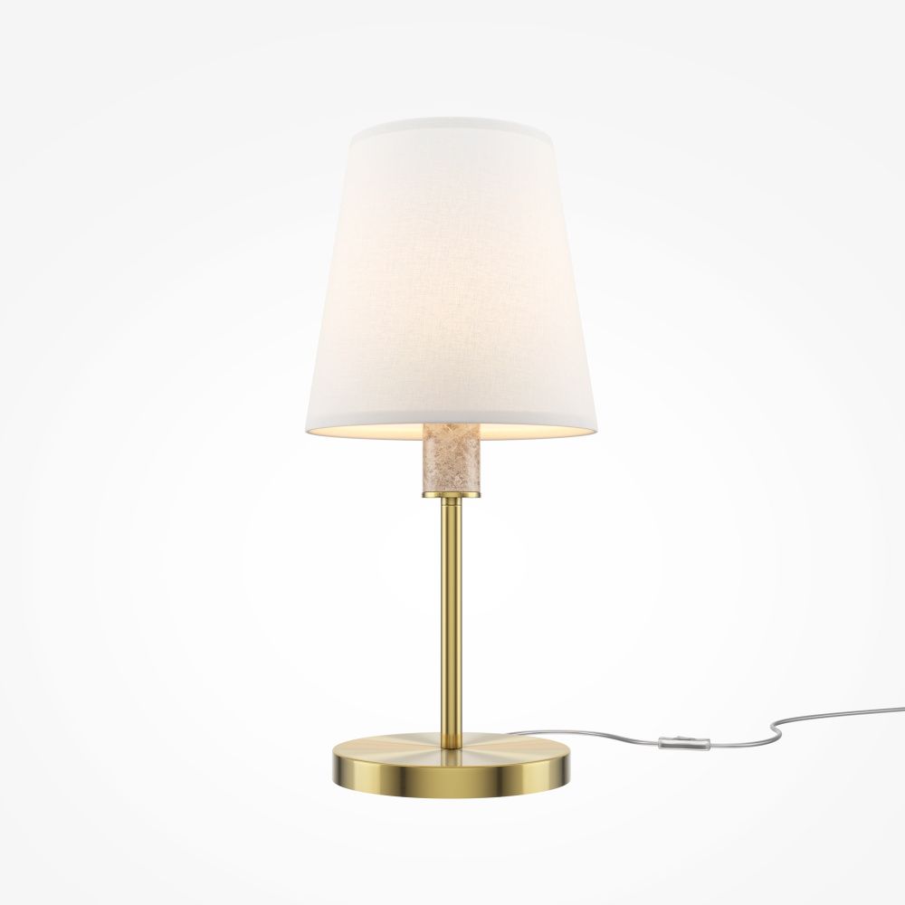 Настольная лампа *25*-54 см, 1*E27*60W, Maytoni Lira MOD483TL-01BS, Латунь