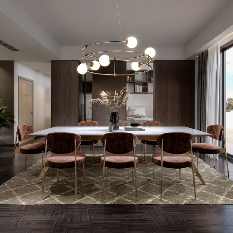 Светильник 81 см, Maytoni Balance MOD317PL-06G, золото
