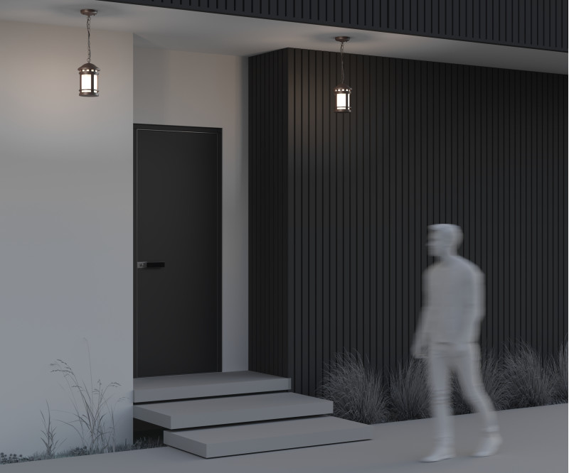 Уличный подвесной светильник Maytoni Salamanca O031PL-01BR, коричневый