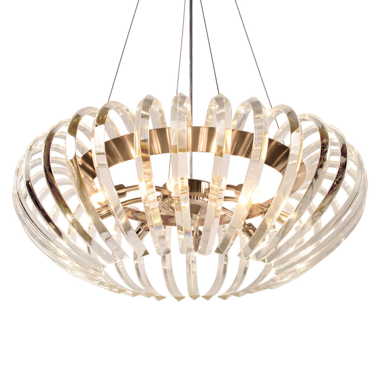 Подвесной светильник 60*23 см, 8*E14 LOFT IT Dakota французское золото 10300/600 French gold
