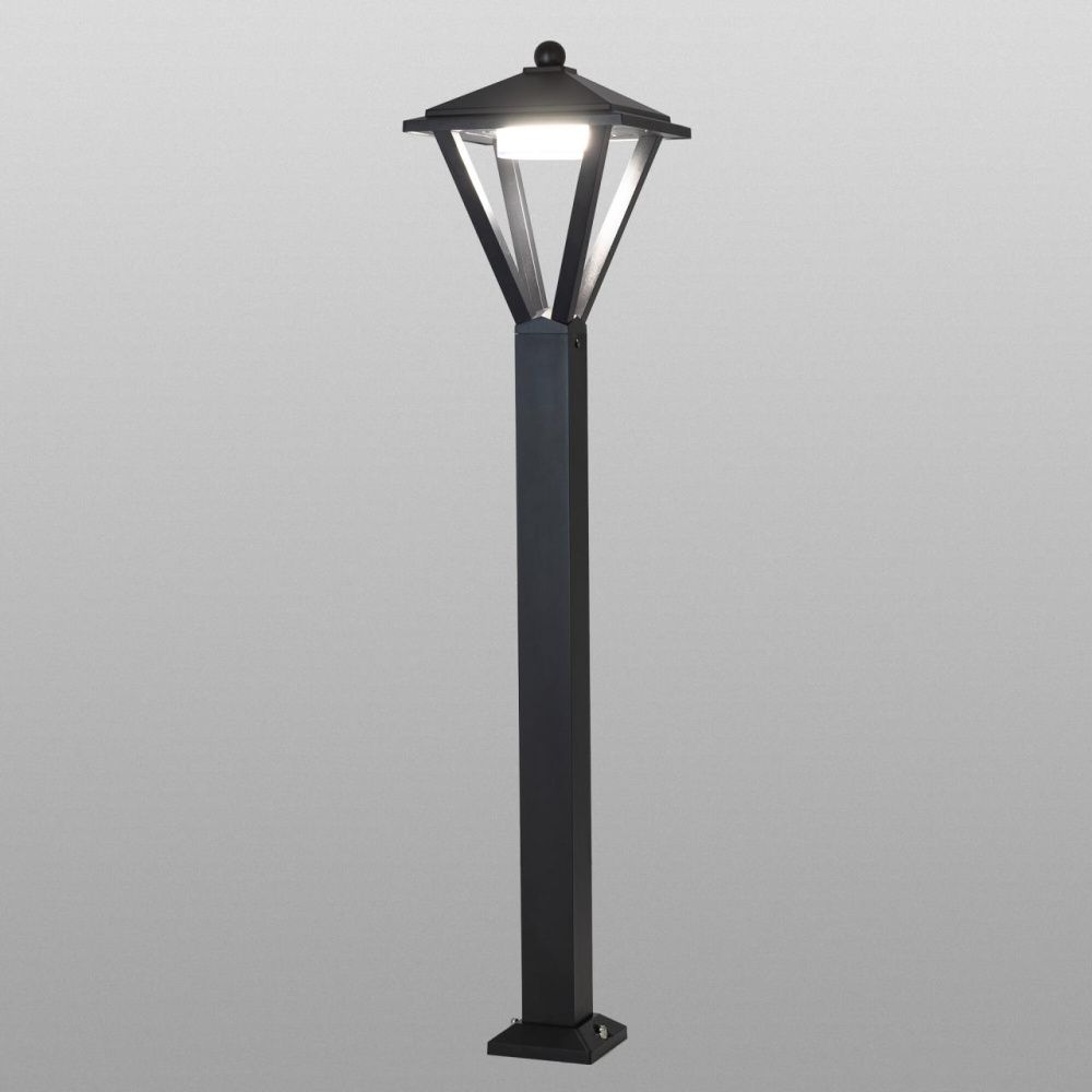 Уличный светильник 90 см, Citilux GENOX CLU12B LED, черный