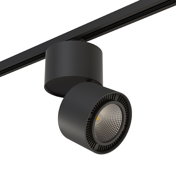 Трековое крепление Lightstar ASTA 592067 с 1-фазным адаптером к 21383х/21483х ЧЕРНЫЙ, шт