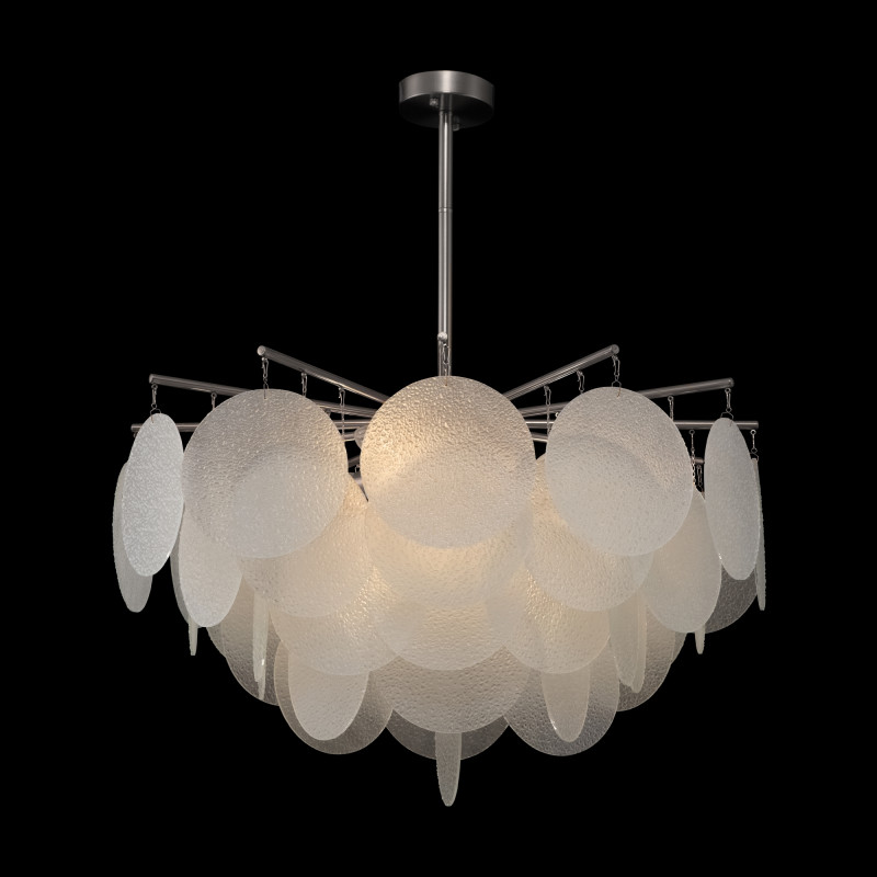 Люстра Freya Porto FR5104PL-06N, диаметр 65 см, никель