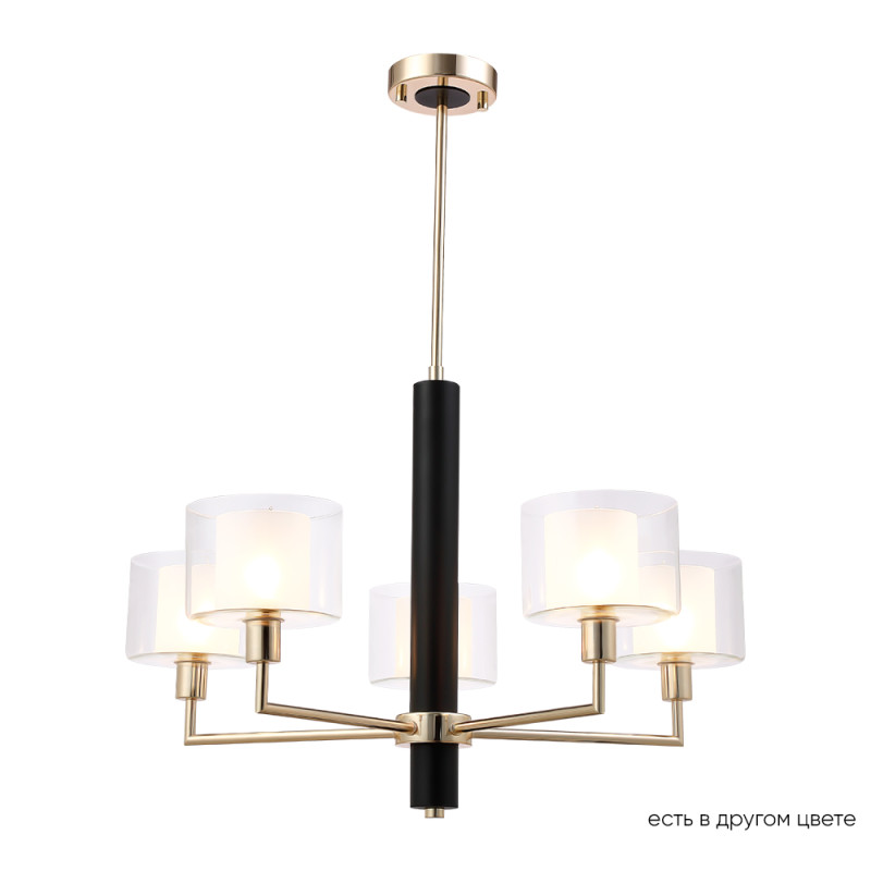Люстра 69 см Crystal Lux MAESTRO SP-PL5 GOLD Золото/черный