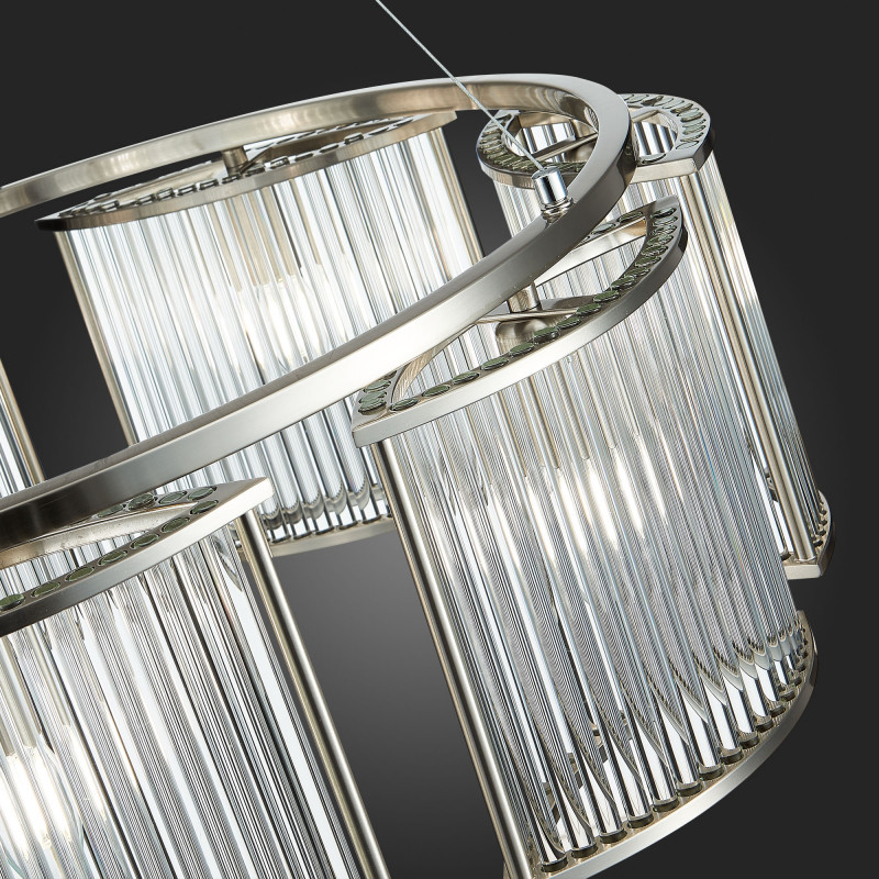 Люстра подвесная 70 см, ST LUCE VELLETRI SL1627.103.07 Хром