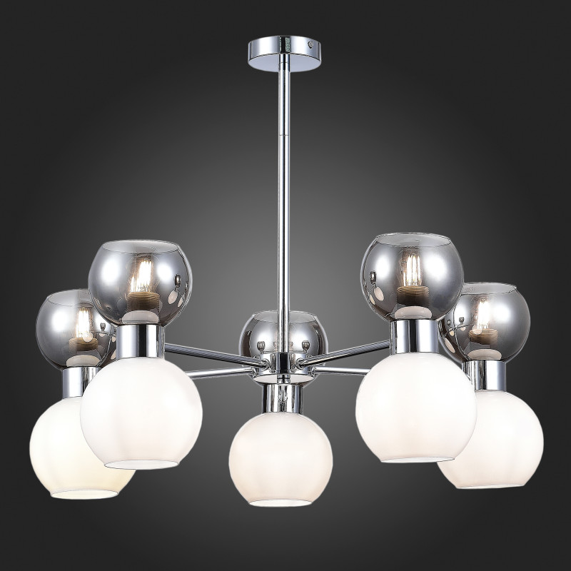 Люстра 73 см EVOLUCE  THONET SLE1138-102-10  хром