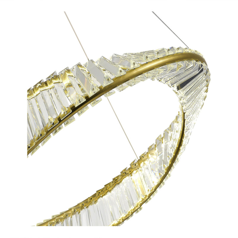 Светильник подвесной 60*200 см, LED*1*32W, 4000K, St Luce Ritorto SL6204.301.01, Латунь