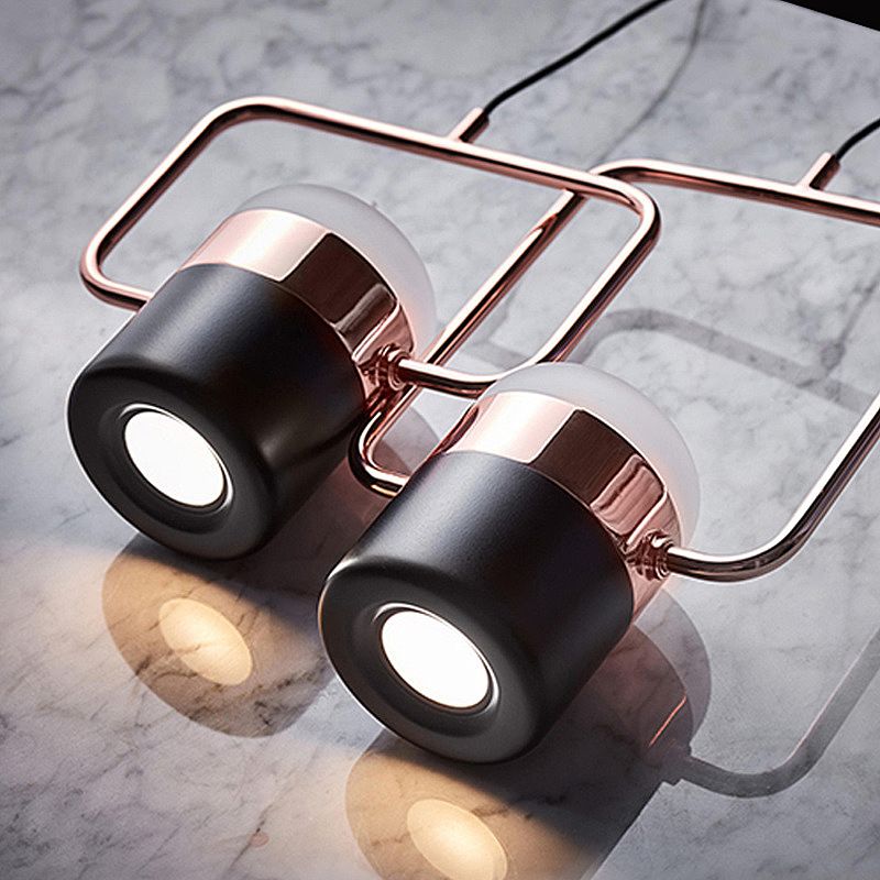 Светильник подвесной 110*20-200 см, 5*LED*6W, 3000-6000K, Lightera Rudolf LE114L-5B SMART, Черный