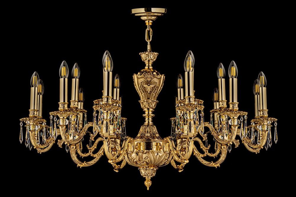 Люстра *118*53 см, 18*E14*40W, Dio D`arte Estrada Estrada E 1.1.18.600 G, Золото