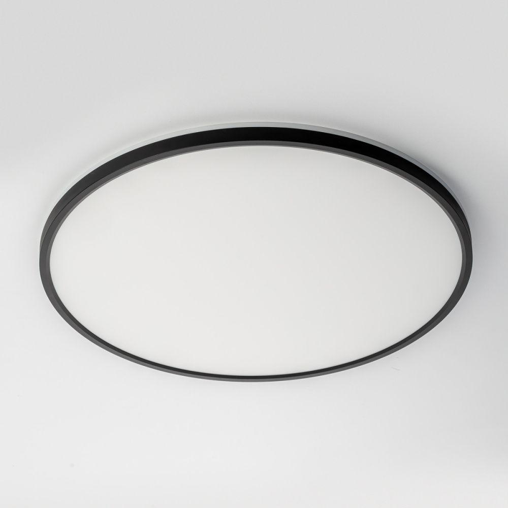 Светильник с пультом 50 см, 50W, 3000-5500K Чёрный LED RGB Citilux NORMA CL74950