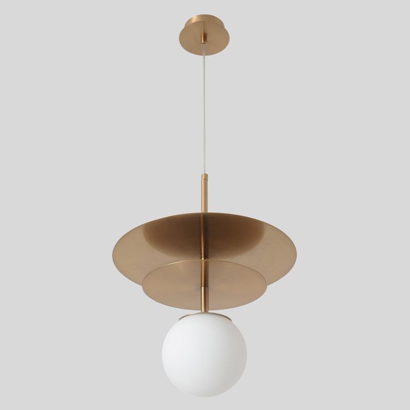 Светильник 30 см, Crystal Lux UVA SP1.2 BRASS, латунь