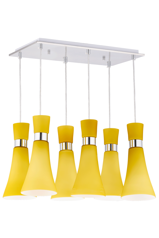 Люстра L500 x W280 x H630, мм, 6*40W (240W), TAWNY(Коричневый) Sfera Sveta 2973/6 TAWNY