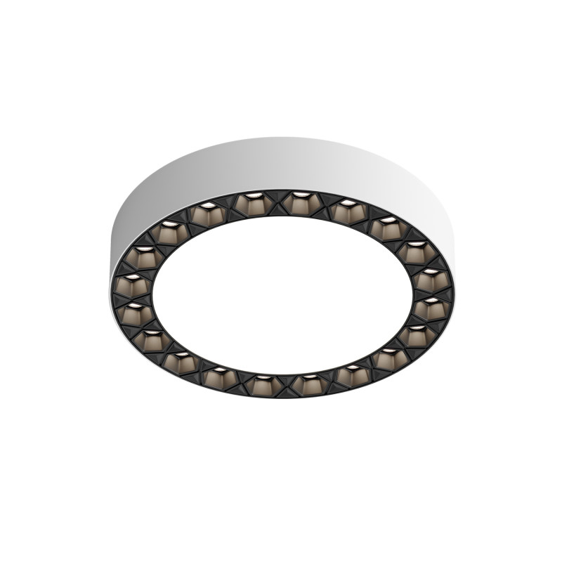 Накладной светильник *16,5*2,3 см, LED * 24W, 4000K, Denkirs Dual DK2840-WB, белый