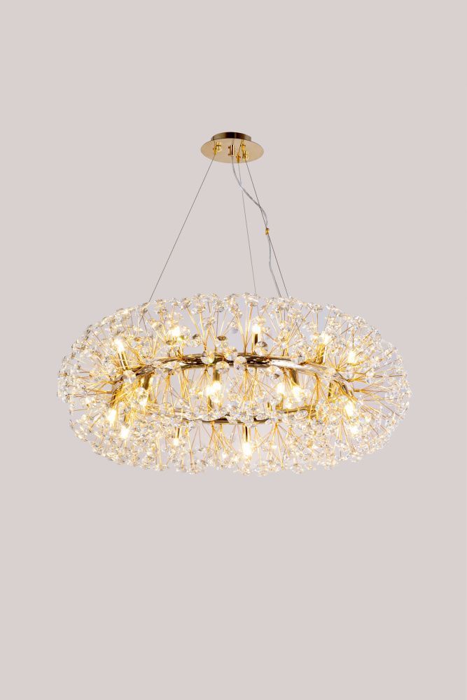 Люстра Ø800 x H280 мм, G9 20W x 7W (140W) NewRgy GOLD (Золото) 5065/20FG GOLD