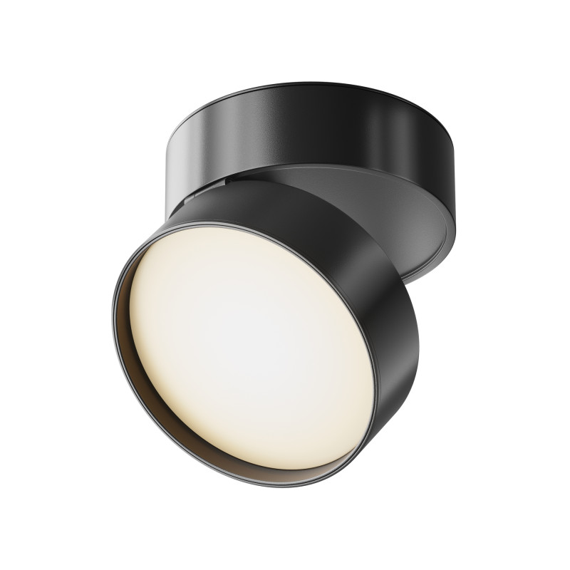 Светильник 12*12 см, LED 18W, 3000K Maytoni Onda C024CL-L18B черный